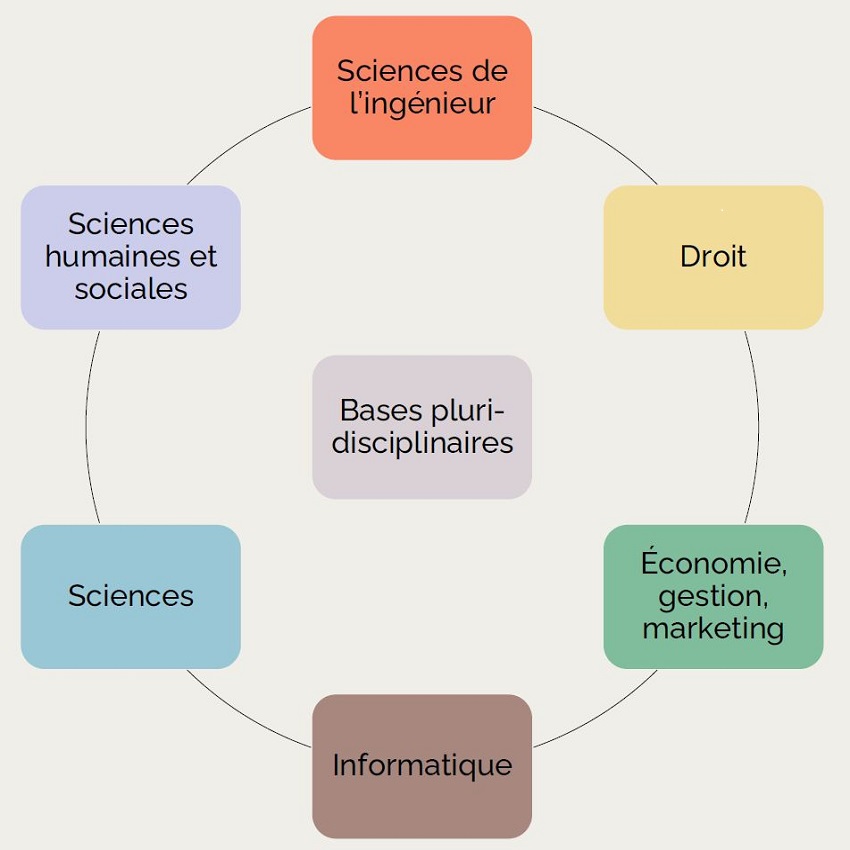 Document dynamique présentant une sélection de bases de données
